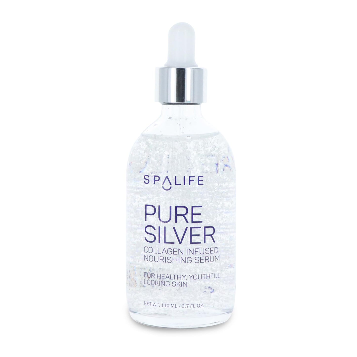 Spa Life Face Serum: Nourishing Gold & Silver Serums (Nourishing Silver & Collagen) 110 ml (3.7 Fl. Oz.) - Boosts Firmness, Hydration, and Radiance Beauty & Personal Care SpaLife