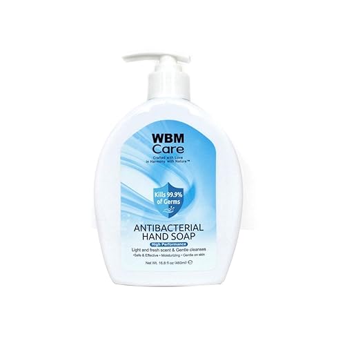 WBM Care Hand Soap, Crafted with Love in Harmony with Nature, Effective Cleanser with Light & Fresh Scent, Liquid Hand Soap - 16.8 fl oz/Each (Pack 1) Beauty & Personal Care WBM