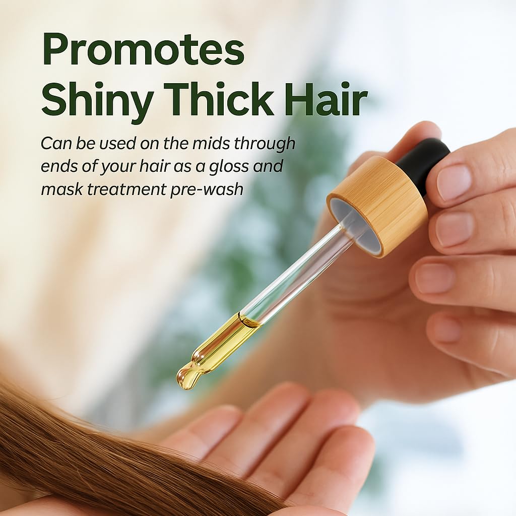 Lia Organics Hair Growth Oil - Organic, Vegan, cruelty free - Rosemary oil, castor oil, pumpkin seed oil, amla oil etc. For thick healthy hair, 1.70 Beauty & Personal Care Lia Organics