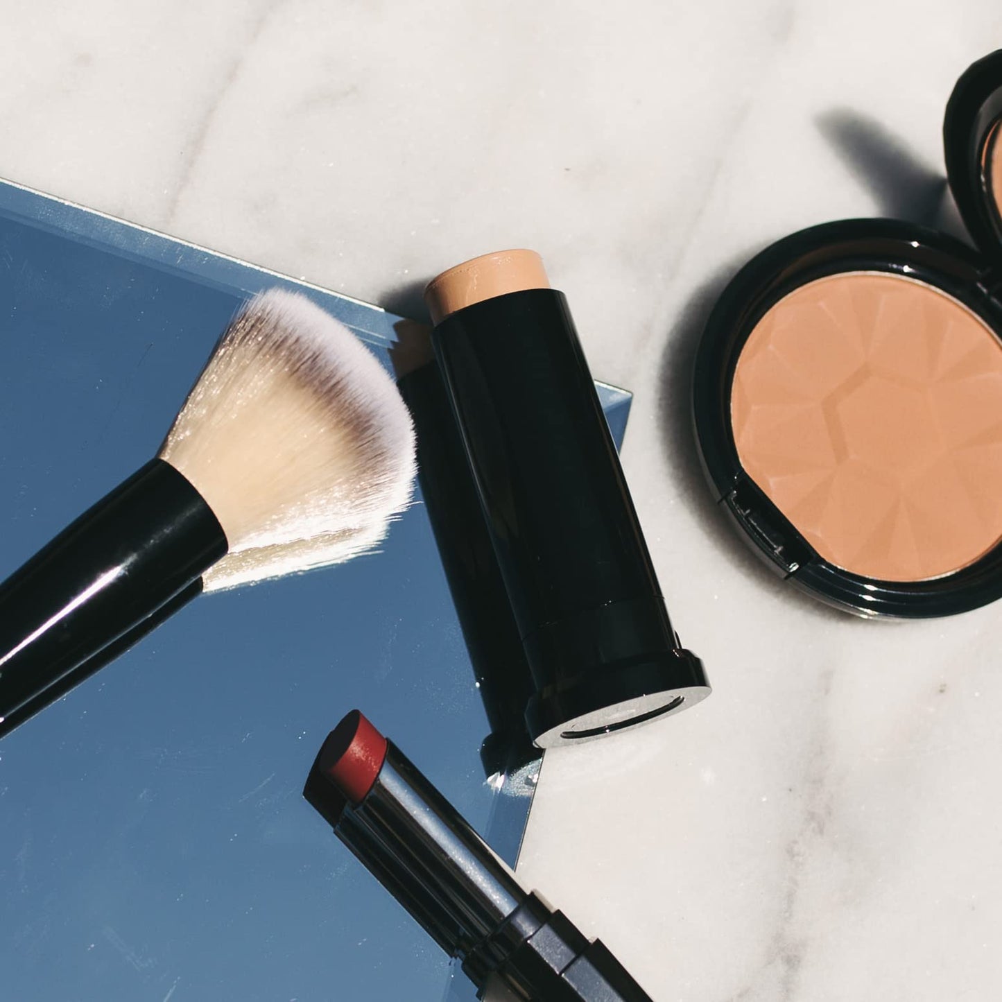 KRISTOFER BUCKLE Triplicity® Perfecting Foundation Stick, 0.4 oz. | Primes Skin, Provides Buildable Coverage & Has A Soft-Focus Effect | Tan Beauty & Personal Care Kristofer Buckle