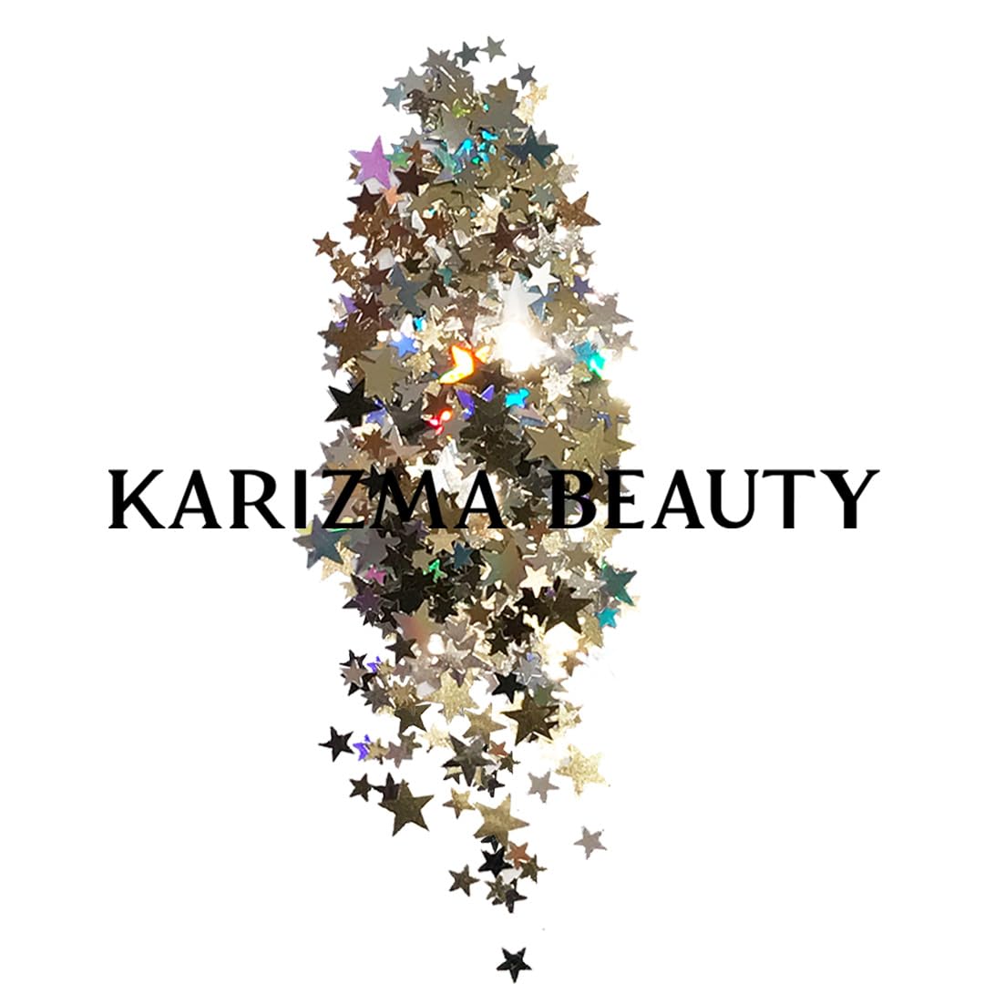 KARIZMA Superstar Glitter. 10g Chunky Face, Hair, Eye and Body for Women. Rave, Festival Accessories, Cosmetic Makeup. Loose Set Beauty & Personal Care KARIZMA
