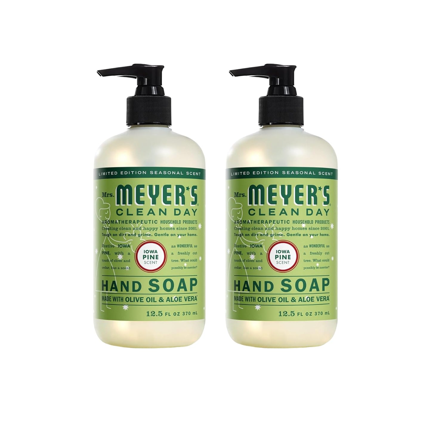 Mrs. Meyer's Clean Day Liquid Hand Soap Iowa Pine, 12.5 Fl Oz (Pack of 2) Beauty & Personal Care Mrs. MEYER'S