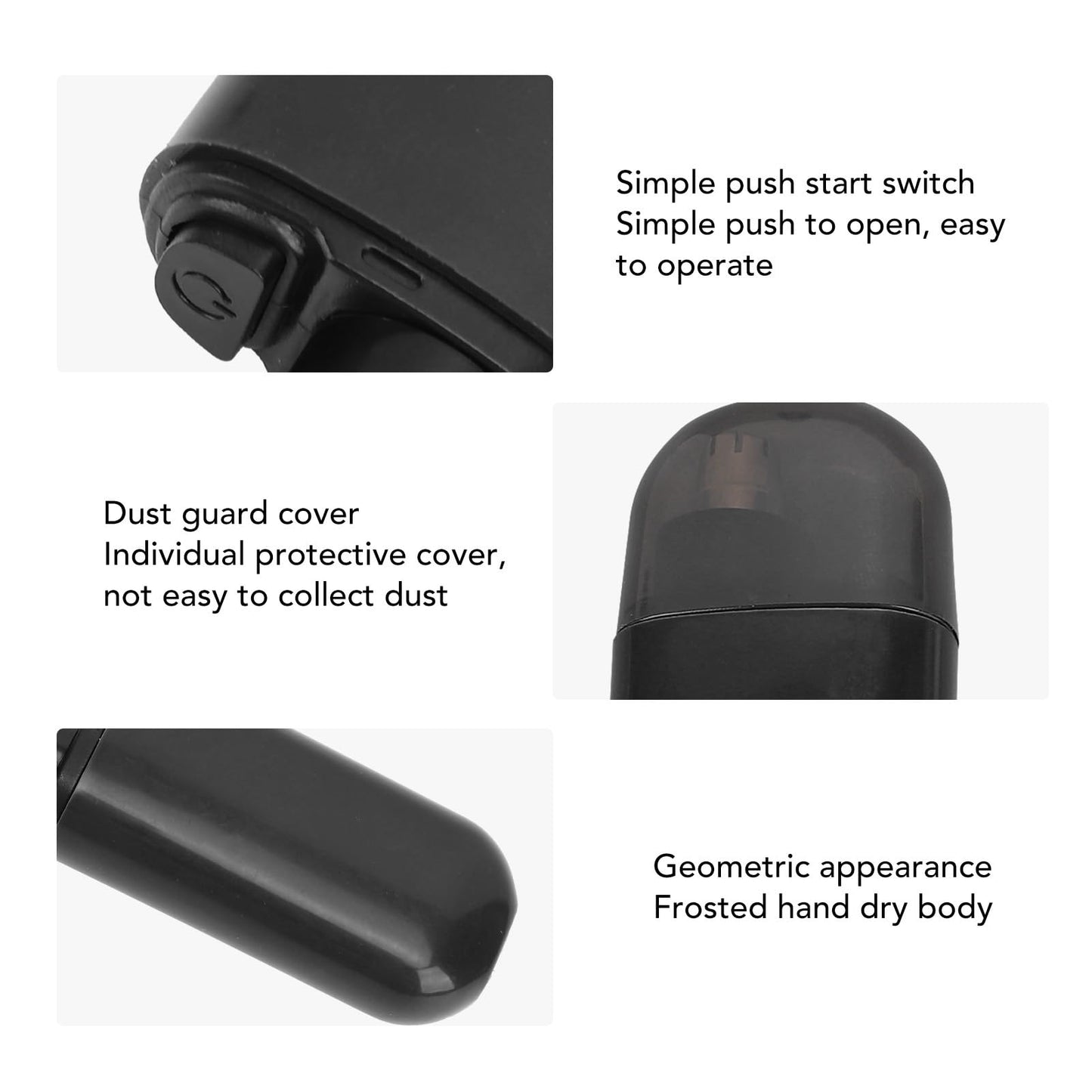 Compact Nose Hair Trimmer Portable Electric Hair Clipper for Men Women Rechargeable Nasal Grooming Tool for Ear Eyebrow Beard Face (Black) Beauty and Personal Care Hilitand