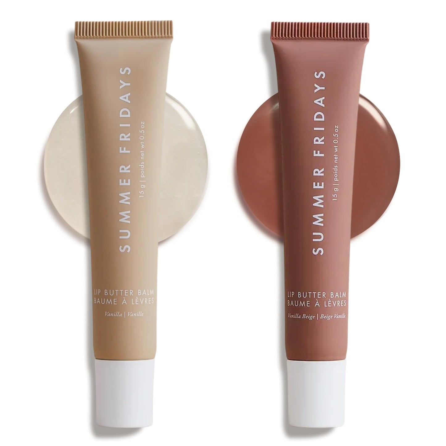 Summer Fridays Tinted Lip Butter Balm Gift Set - Conditioning Vegan Lip Balm for Instant Moisture, Shine & Hydration - Softening & Soothing Skincare Beauty and Personal Care Summer Fridays