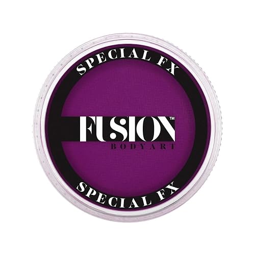 Fusion Body Art and FX Pro Special Effects Paint | Neon Violet (32gm), Professional Quality Water Activated Special FX Paint Supplies Single Color Beauty & Personal Care FUSION BODY ART