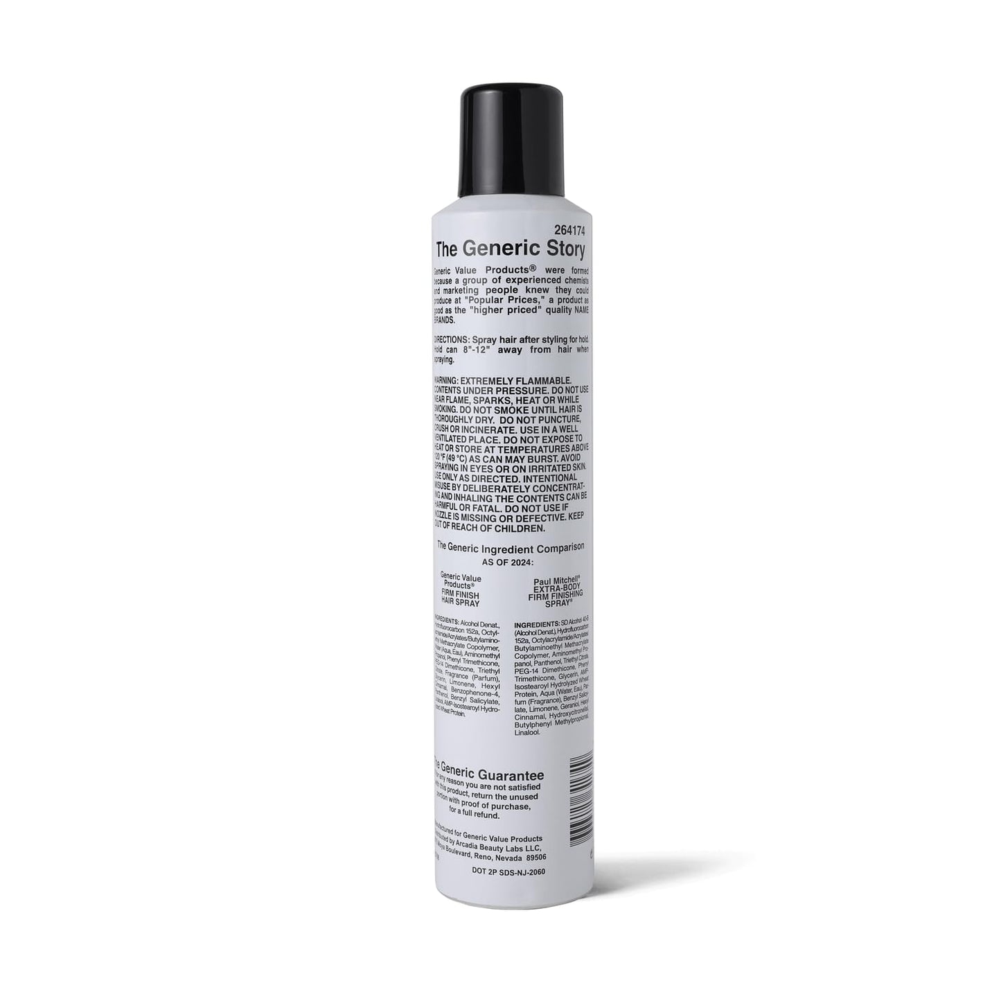 Generic Value Products Firm Finishing Hair Spray Compare to ExtraBody Firm Finishing Spray Beauty & Personal Care Generic Value Products