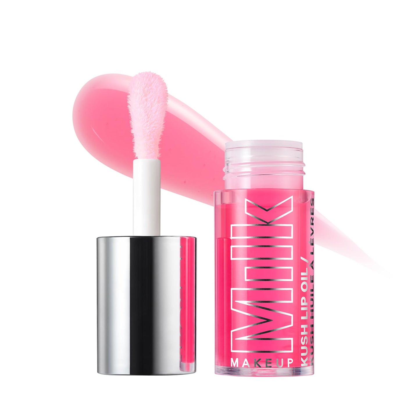 Milk Makeup KUSH Sheer Hydrating Lip Oil - Sheer-Tinted, Long-Lasting, Non-Sticky Gloss for High Shine + Smoother-Looking Lips - Vegan - Pink Magic Beauty & Personal Care Milk Makeup