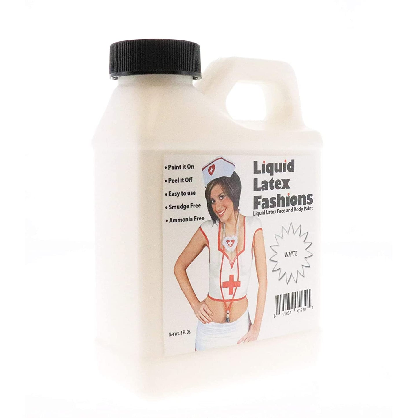 Liquid Latex Fashions - Ammonia Free Halloween Easy Peel Off Body Paint, Ideal for Art, Theater, Parties, School Plays, Cosplays and Concerts, White Beauty & Personal Care Liquid Latex Fashions
