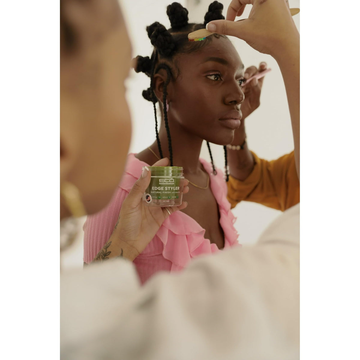 Ecoco Eco Styler Natural Finish Pomade with Olive Oil Edge Styler Strong Hold 3 oz Beauty & Personal Care Eco Style