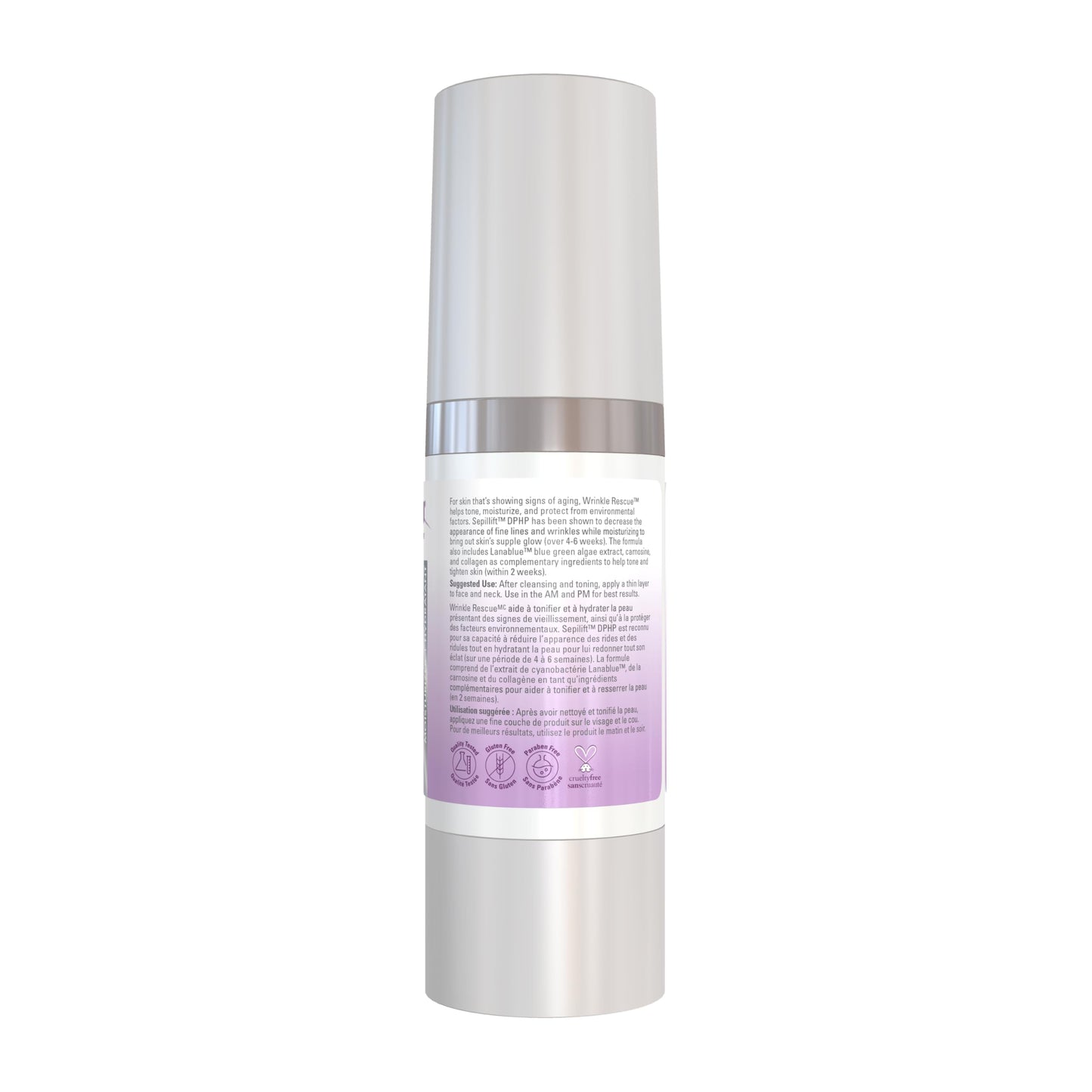 NOW Foods Solutions, Wrinkle Rescue Moisturizer, with Clinically Tested Sepilift® DPHP and Lanablue™ to Tone Aging Skin, 2-Ounce Beauty & Personal Care NOW Foods