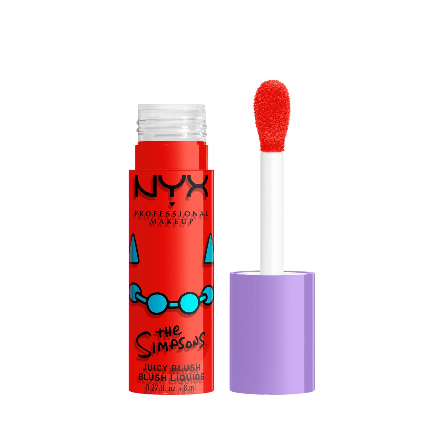NYX PROFESSIONAL MAKEUP Saucy Sisters' Fat Cheeks Blush, Juicy Liquid Blush For A Radiant Pop of Color, The Simpsons Collaboration, Vegan Beauty & Personal Care NYX PROFESSIONAL MAKEUP