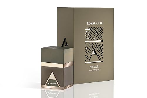 Maison GHandour Royal Oud Silver | Luxury Perfume for Men | Musk Perfume | Oud Cologne with Notes of Grapefruit, Ginger, and Amber | 100ml Eau de Beauty & Personal Care Maison GHandour