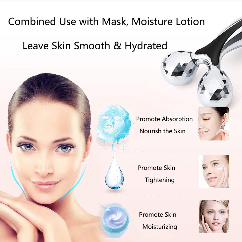 SUPANT V Facial Roller Massager, Reduce Wrinkles in Neck and Eyes, Massage for Lymphatic Drainage, Face Lifting, Reduce Puffiness, Skin Tightening Beauty & Personal Care SUPANT