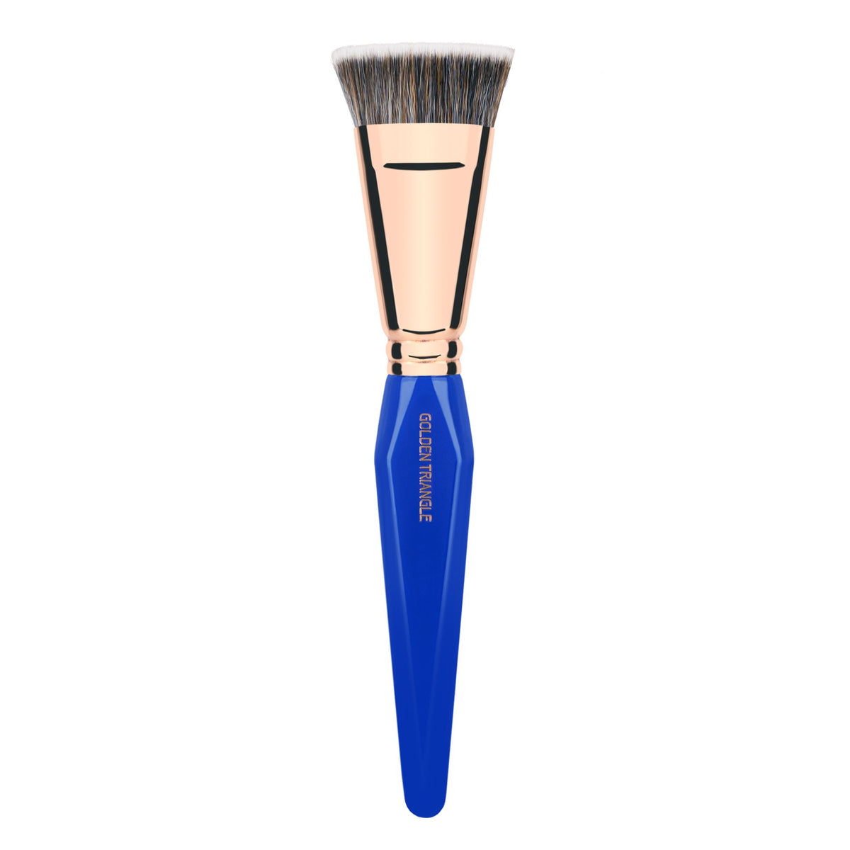 Bdellium Tools Professional Makeup Brush - Golden Triangle 987 Flat Top Face Blending - With All Vegan and Soft Synthetic Fibers, For Buffing Out