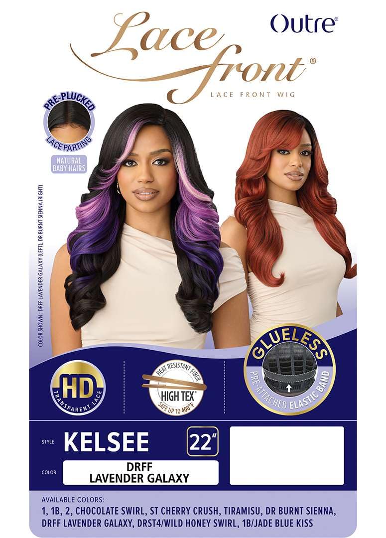 Outre Lace Front Wig - Kelsee (OFF BLACK 1B)