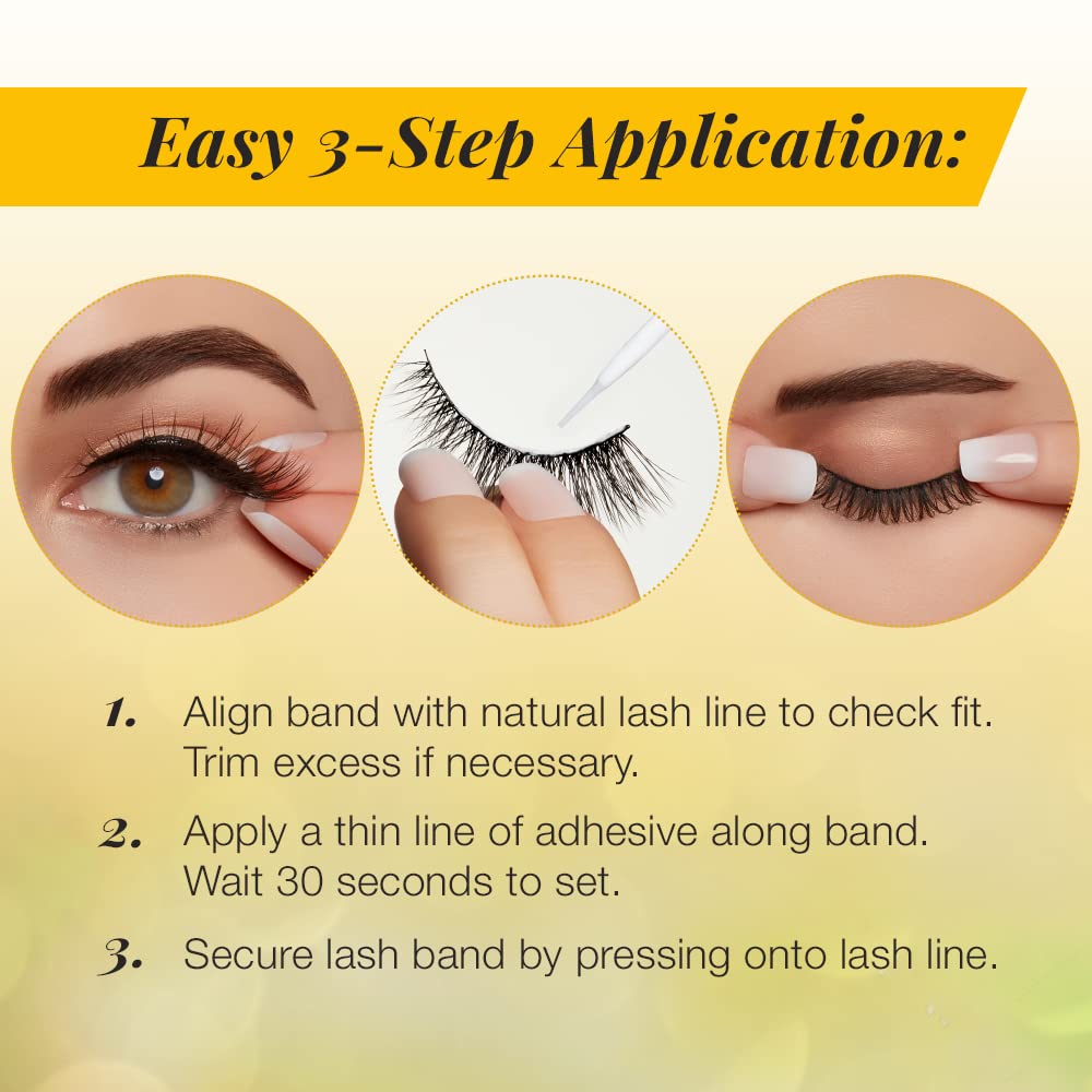 Ardell TextureEyes False Lashes 584 - Tousled Texture False Eyelashes, Reusable, Eye-Enhancing Lash Strips, 1 Pair