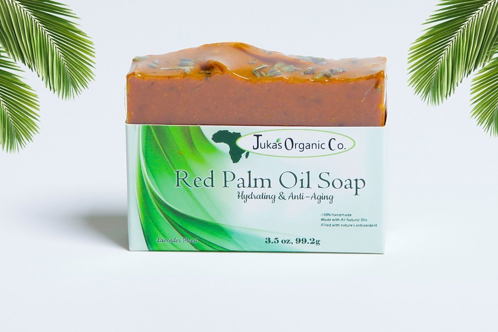 Juka's Organic Co. Red Palm Oil Soaps Hand Made with All Natural & Organic Ingredients 4oz Lavender Blend Beauty & Personal Care Juka's Organic Co.
