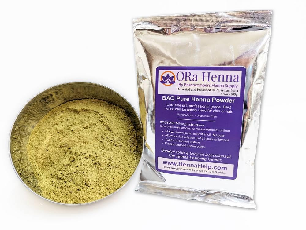 Henna Hair Color Natural Indian Pure No Chemicals BAQ 100 Grams … Beauty & Personal Care BYUP