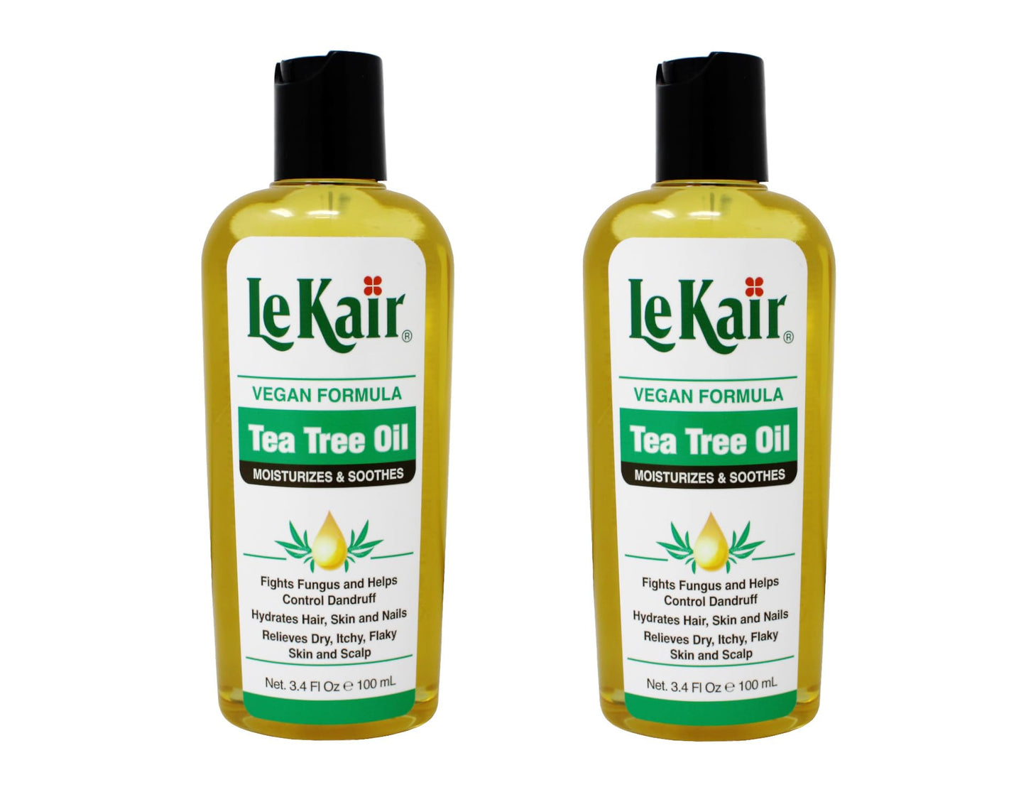 Le Kair Tea Tree Oil Vegan Formula - Soothing Oil for Dry Scalp, Flaky Skin, Itchy Scalp & Nails - Fights Dandruff & Promotes Hydration - 3.4 fl oz Beauty & Personal Care Le Kair
