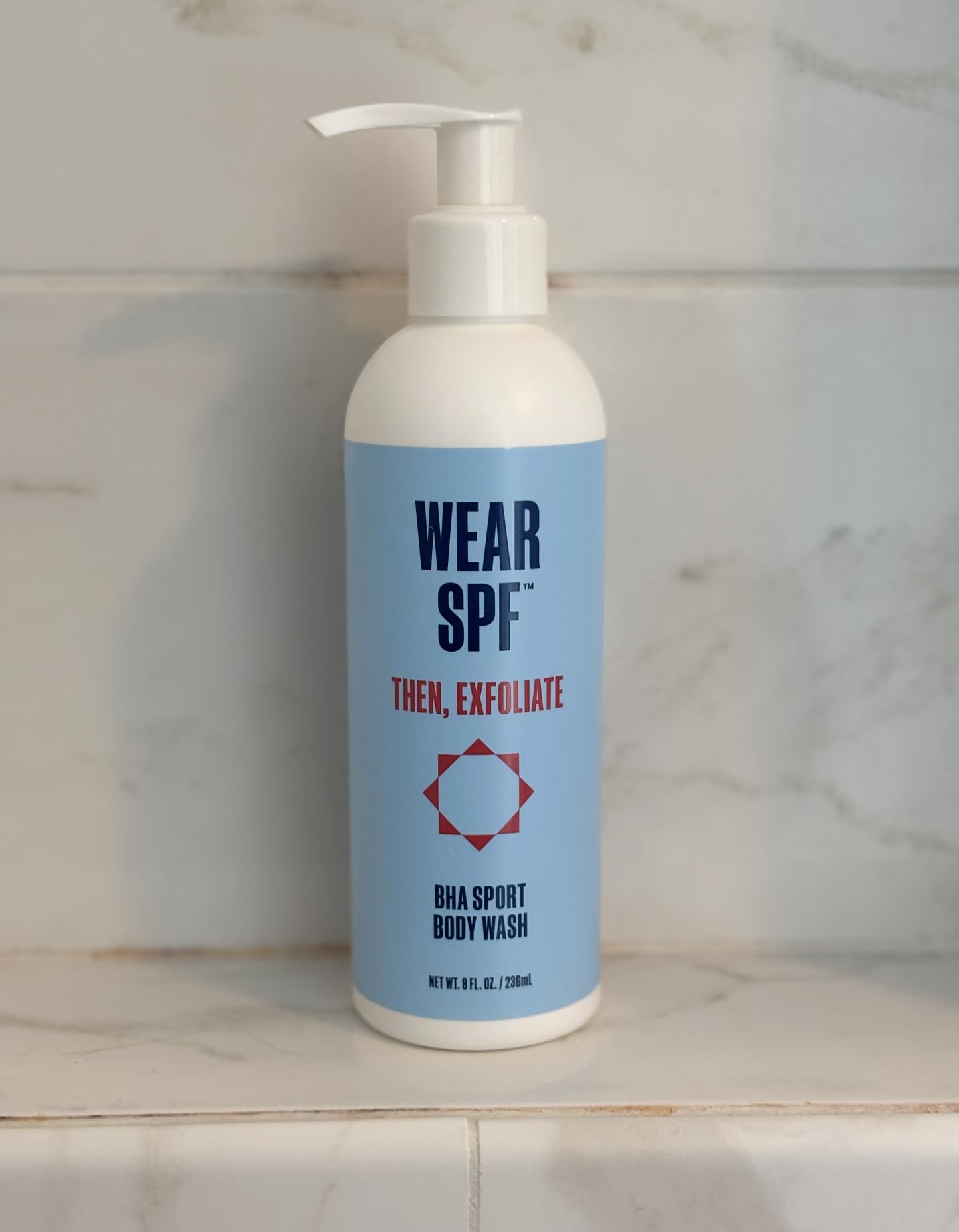 WearSPF BHA Sport Body Wash - 1% Salicylic Acid for Bacne, Exfoliating & Refreshing, 8 oz 2-pack Beauty & Personal Care WearSPF