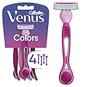 Gillette Venus Simply3 Women's Disposable Razors, 4 Count, 1 Pack Beauty & Personal Care Gillette Venus