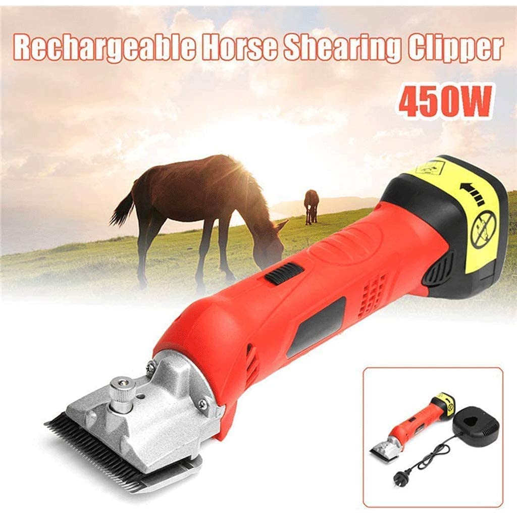GagalU 450W Cordless Horsehair Shears Rechargeable Grooming Clippers Scissor Electric Shearing Machine Hair Beauty and Personal Care GagalU