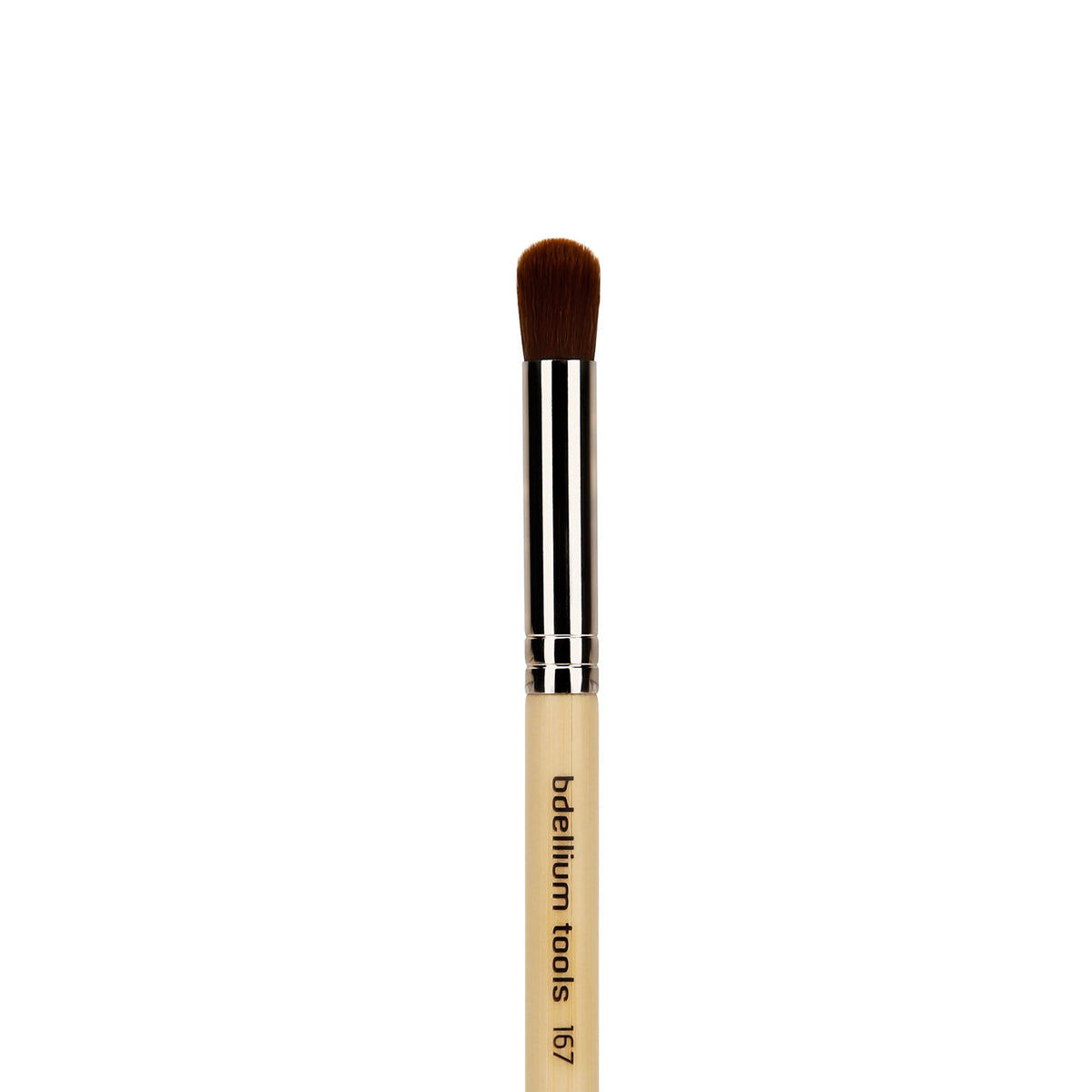 Bdellium Tools Professional Makeup Brush - Special FX Series 167 Mini Finger - With Soft Synthetic Fibers, For Precision Detailing (Bamboo, 1pc)