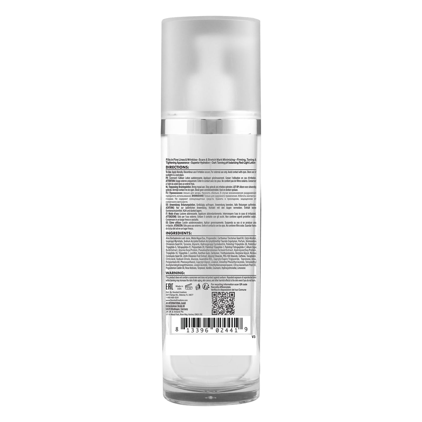 Collagenetics 2 in 1 Pro Red Light Therapy Prep Lotion & Tan Acc Beauty & Personal Care Devoted Creations