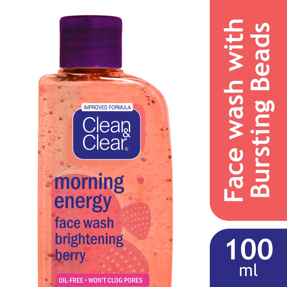 Clean & Clear Morning Energy Berry Face Wash, 100ml Beauty & Personal Care Clean & Clear