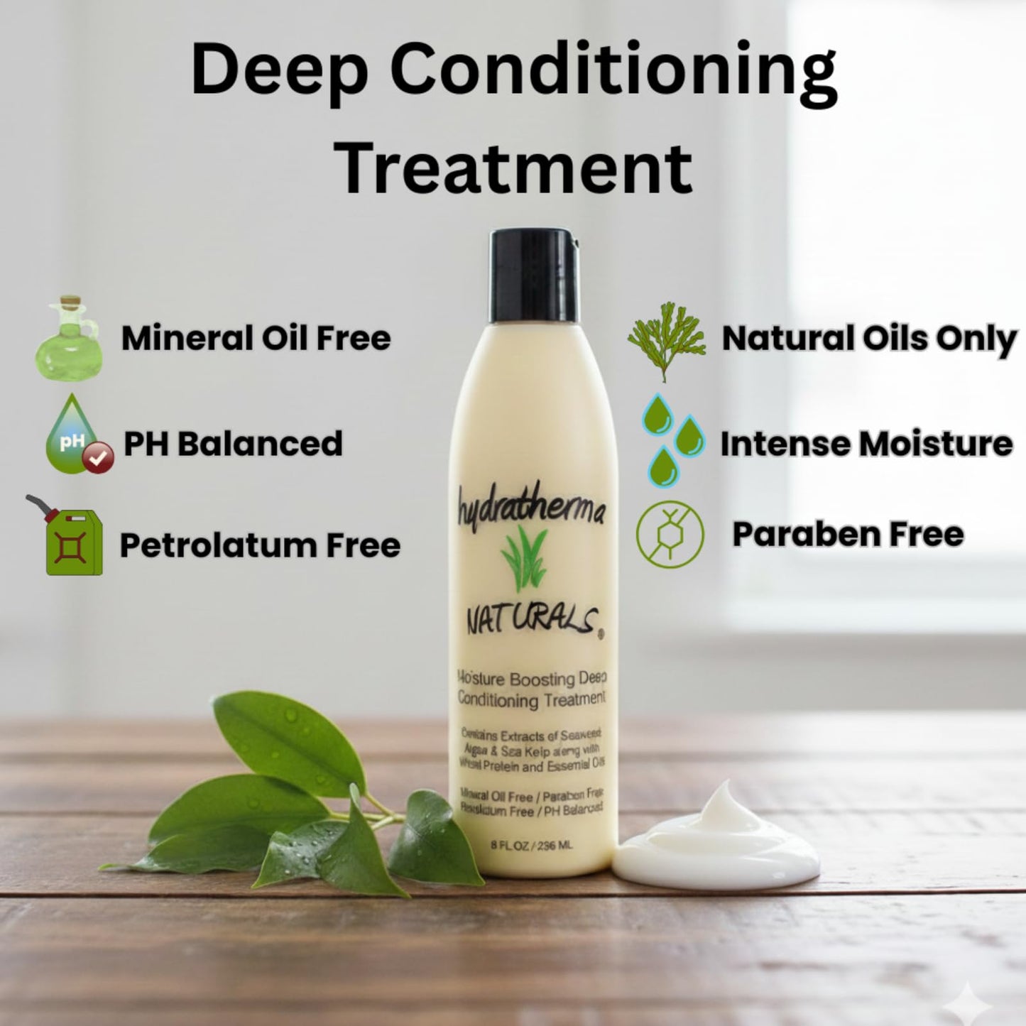 Hydratherma Naturals Moisture Boosting Deep Conditioning Treatment Beauty & Personal Care Hydratherma Naturals