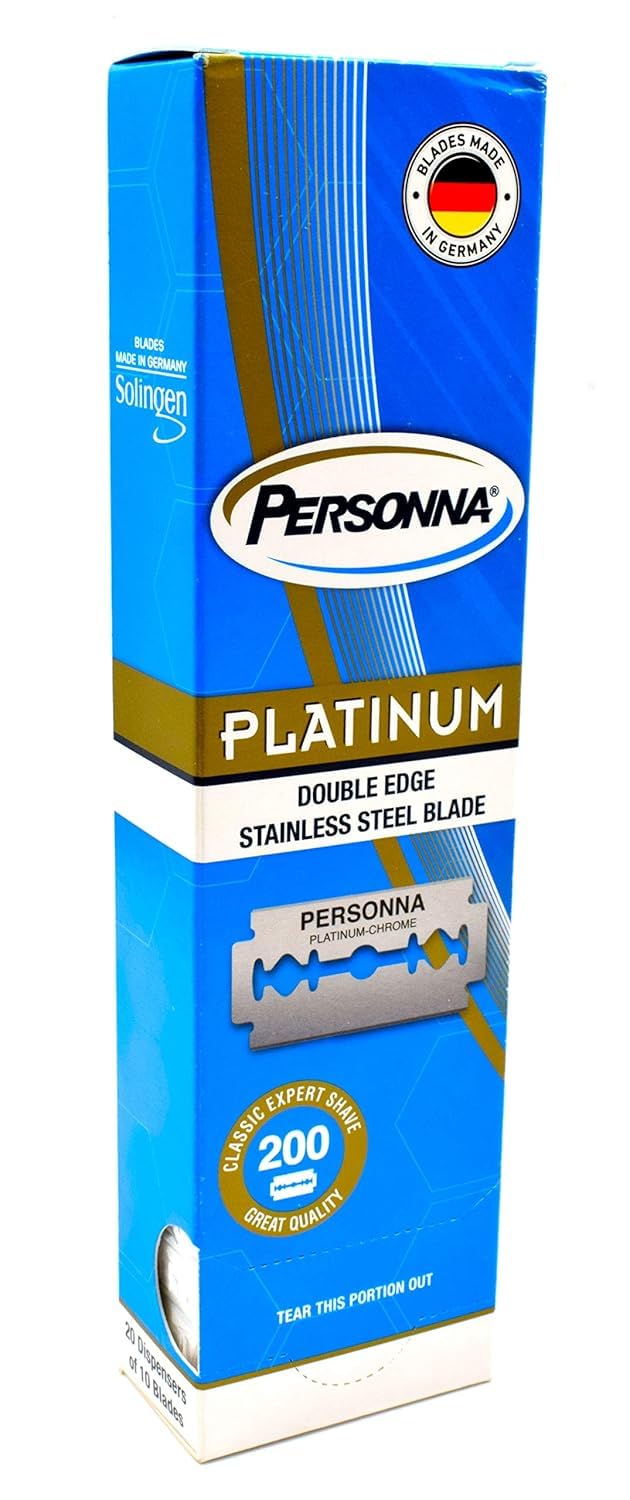 200 Personna Platinum Double Edge Razor Blades Beauty and Personal Care Personna