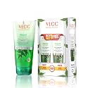VLCC Neem Face Wash with Chamomile & Tea Tree | Anti-Acne Facial Cleanser with Soothing Properties | 5.07 Fl Oz/150 ml (Pack of 2) Beauty & Personal Care VLCC