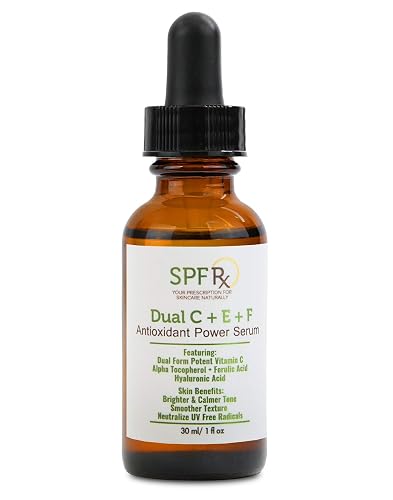! SPF Rx Dual Vitamin CE Ferulic, Antioxidant Power Serum - Best for Tightening Skin, Face - Anti Winkle - Cosmetic Solutions for Brighter Skin Beauty & Personal Care SPF Rx