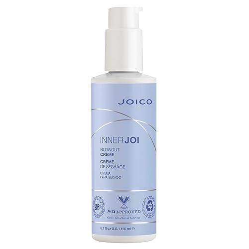Joico InnerJoi Blowout Creme | Styling For All Hair Types | Sulfate & Paraben Free | Naturally-Derived Vegan Formula | 5.1 oz Beauty & Personal Care Joico