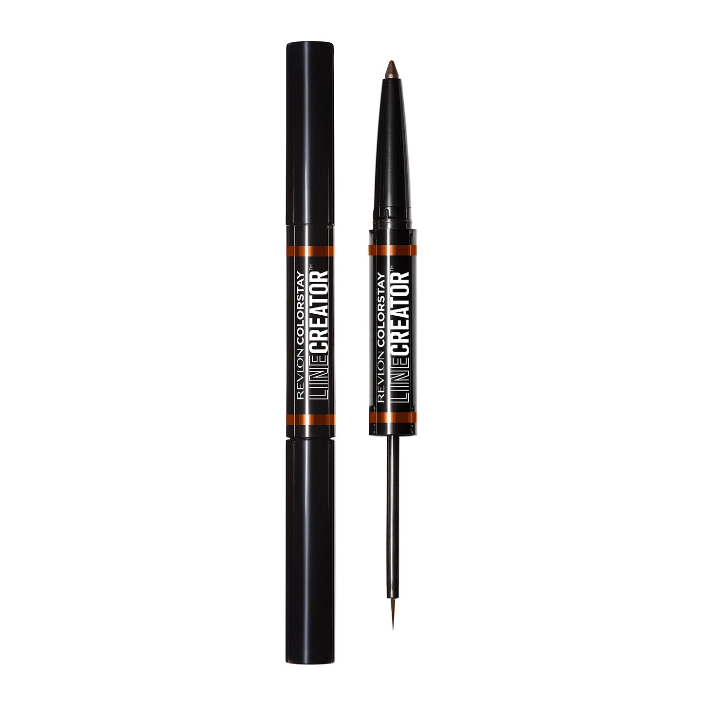 REVLON Liquid Eyeliner & Smoky Kohl Pencil, ColorStay Line Creator Eye Makeup, Waterproof & Transferproof, 152 Leathercraft, 0.004 oz Beauty & Personal Care REVLON