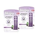 Blistex Lip Boost Wellness, Intensive Hydration from Coconut Oil & Beeswax, Elderberry Moisturizer (Pack of 2) Beauty & Personal Care Blistex