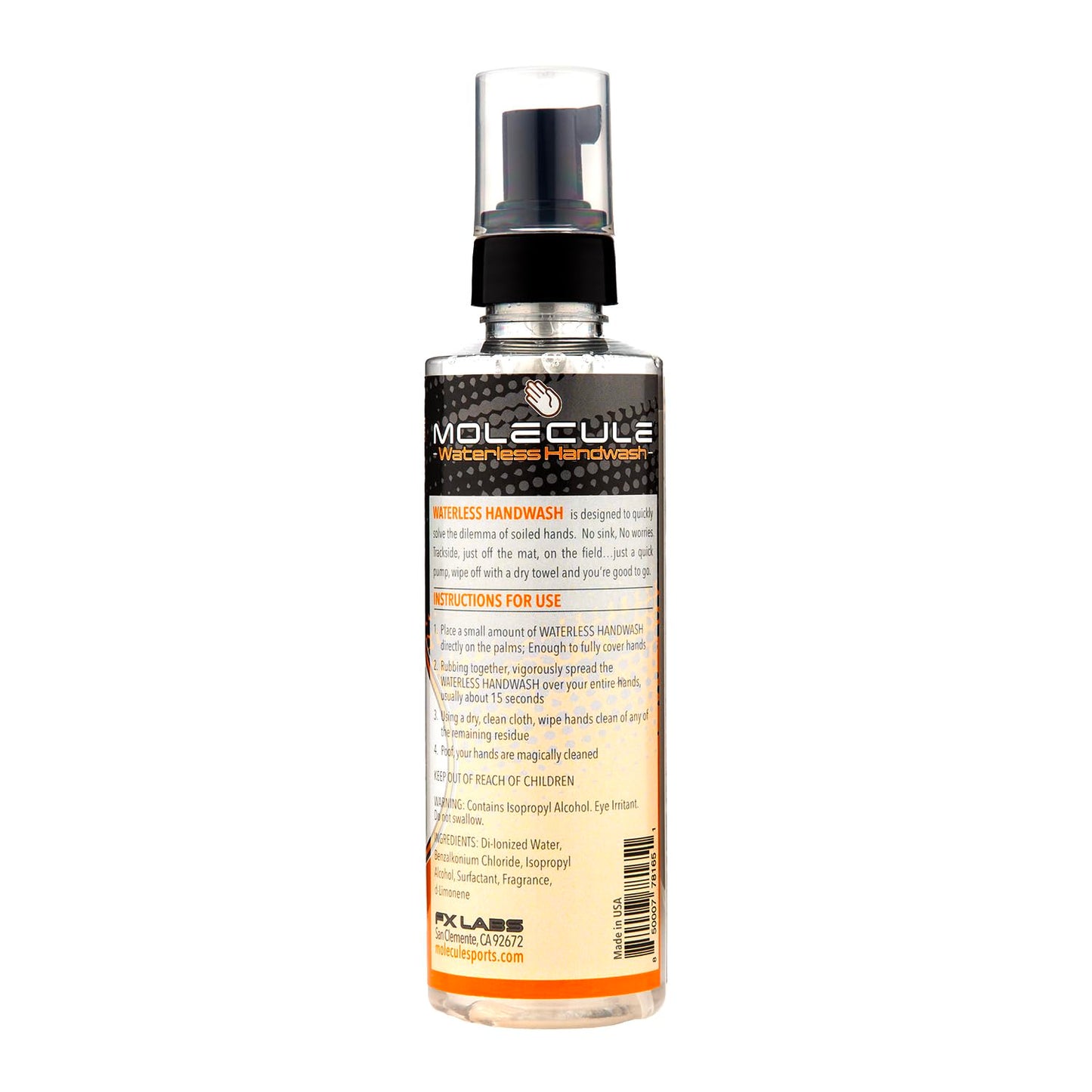 Molecule Waterless Handwash | Premium Hand Cleaner | Quick, Convenient, Portable | Unscented | 8 Ounce Beauty & Personal Care Molecule