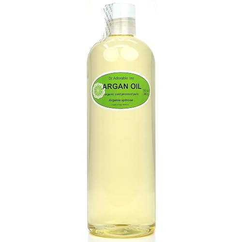 Dr Adorable - 16 oz - Argan Marrakesh Oil - 100% Pure Natural Organic Cold Pressed Beauty & Personal Care Dr Adorable