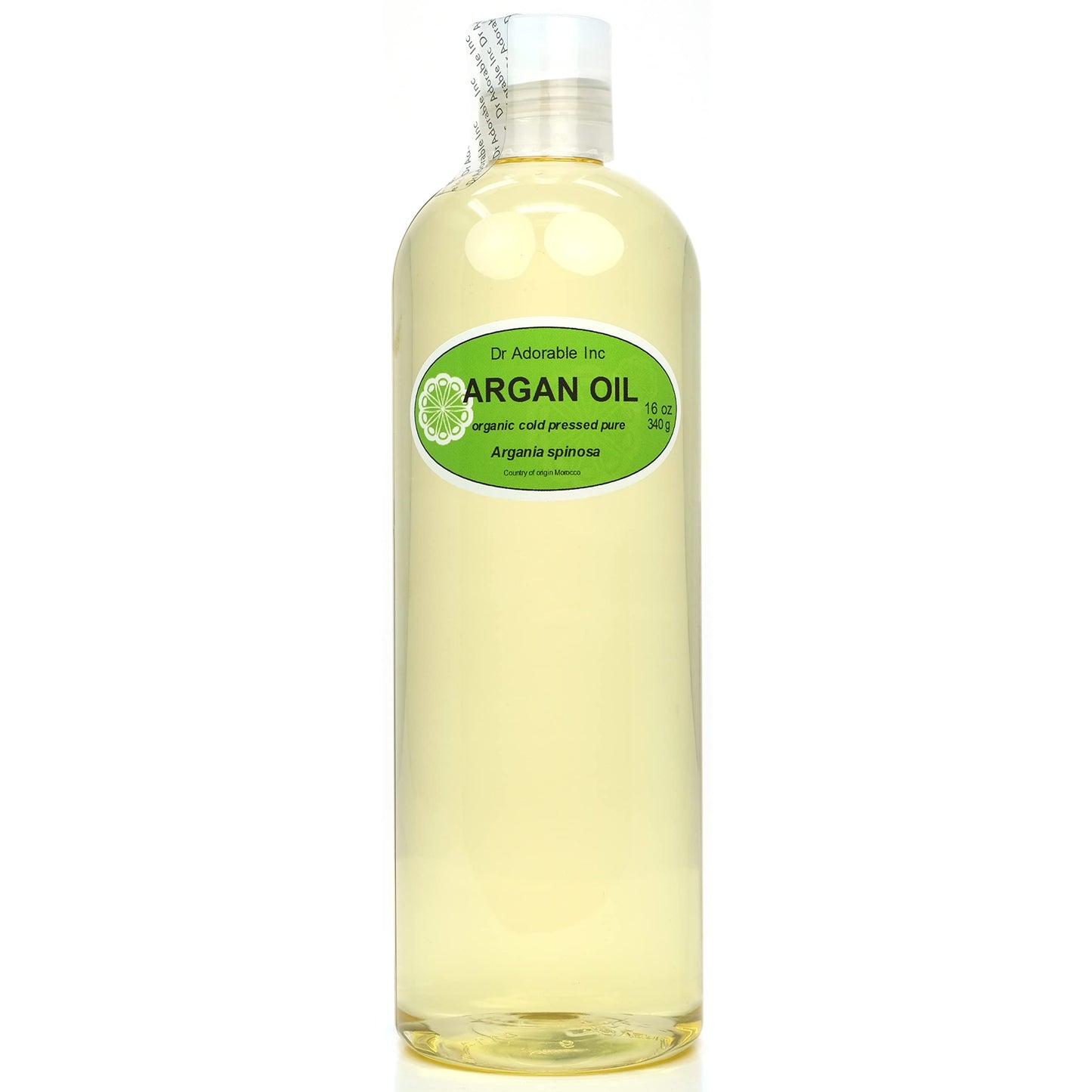 Dr Adorable - 16 oz - Argan Marrakesh Oil - 100% Pure Natural Organic Cold Pressed Beauty & Personal Care Dr Adorable