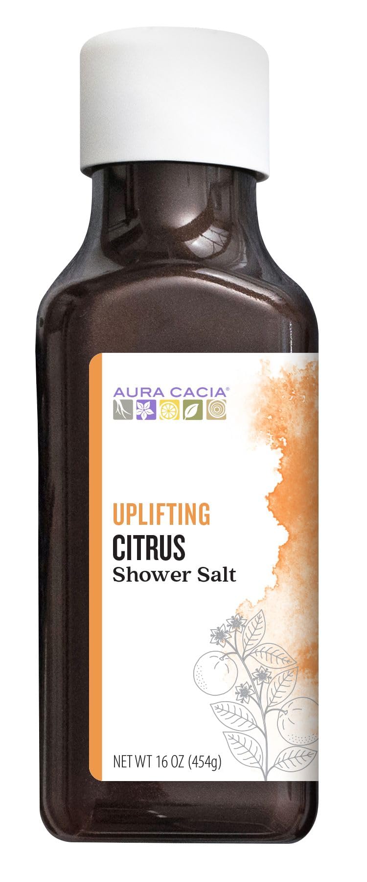 Aura Cacia Uplifting Citrus Shower Salts - 16 oz. Beauty and Personal Care Aura Cacia