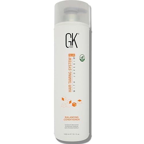 GK HAIR Global Keratin Balancing Conditioner (33.8 Fl Oz/1000ml) For Oily & Color Treated Hair Daily Use After Shampoo Conditioning Deep Cleanser Beauty & Personal Care GK HAIR