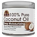 OKAY 100% Pure Coconut Oil for Hair & Skin - Coconut Oil for Women & Men, Perfect for Hair & body, Natural Massage Oil & Moisturizer - 6 fl oz Jar Beauty & Personal Care OKAY