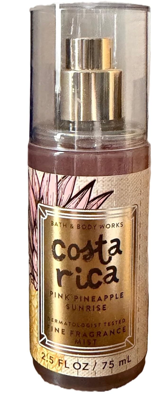 Bath and Body Works Travel Size Fine Fragrance Mist - Classic and Seasonal Scents - 2.5 fl oz each (Pink Pineapple Sunrise) Beauty & Personal Care Bath & Body Works