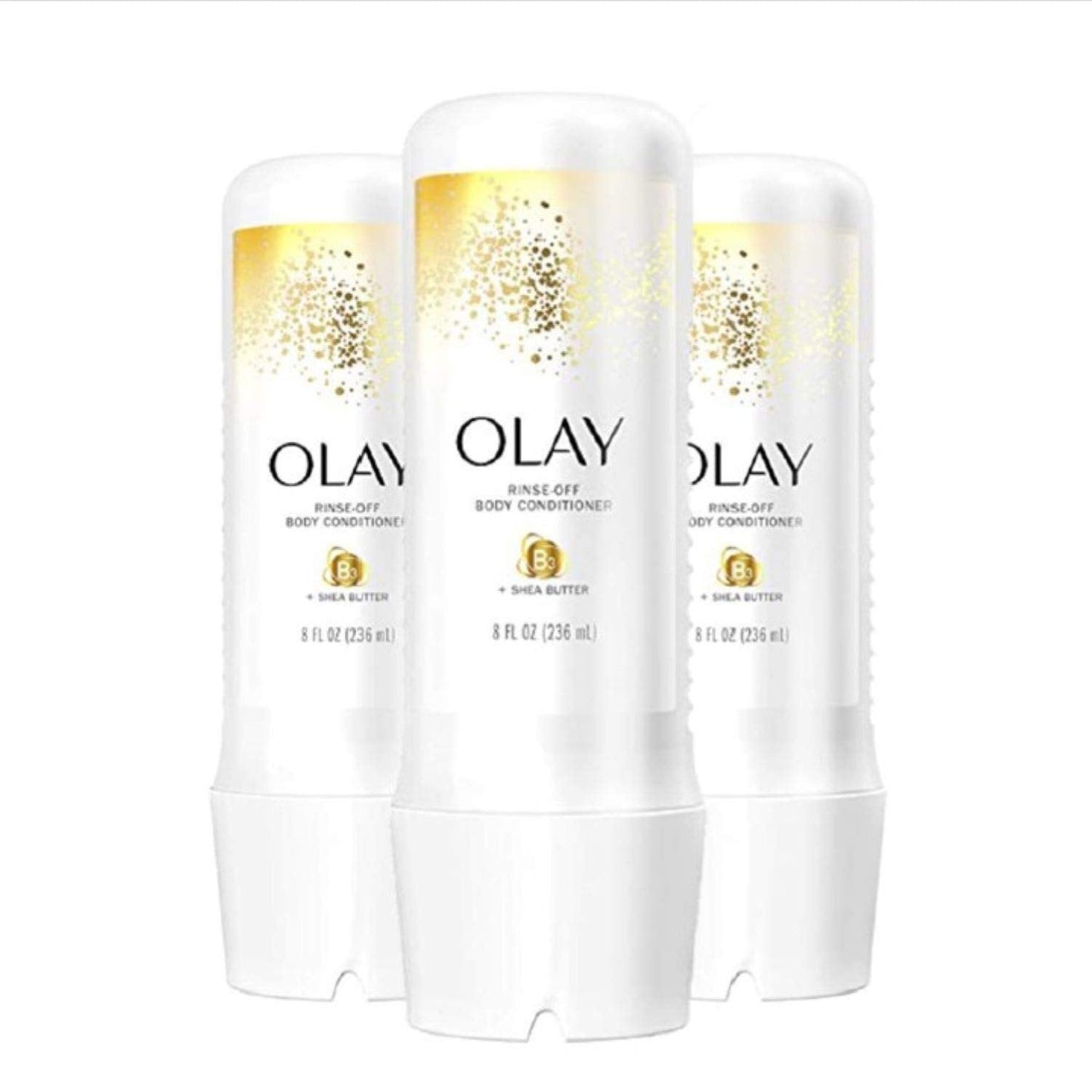 Olay In-Shower Rinse-Off Body Conditioner for Dry Skin with B3 and Shea Butter for Lasting Hydration, 8 Fl Oz (Pack of 3) Beauty & Personal Care Olay