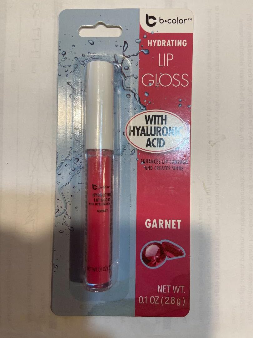 b.pure Hydrating Lip Gloss Garnet .01 oz Beauty & Personal Care b.pure