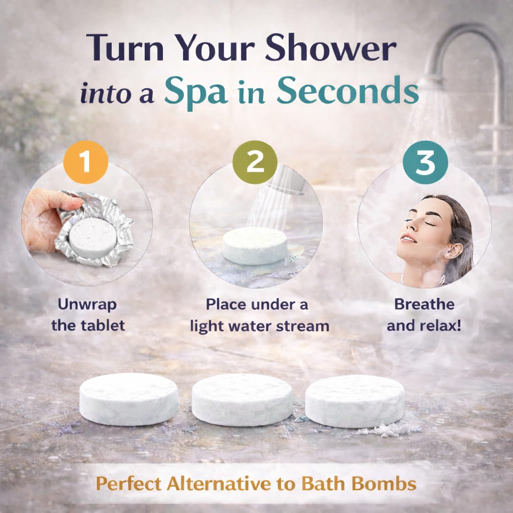 Shower Steamers for Women Gift Set, 24pc Shower Bombs Aromatherapy Gift Set w/Organic Essential Oils. Shower Melts, Bath Bombs for Shower, Birthday Beauty and Personal Care Mineral Me California