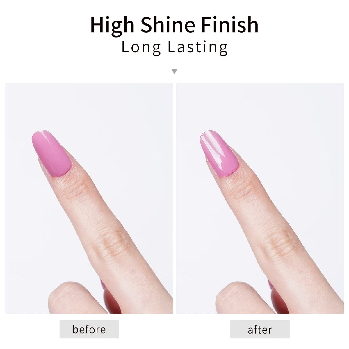 DANNI & TONI 8ml Glossy Gel Top Coat for Nail Polish Gel Nail Strips High Shine Long Lasting (UV Light Required) Beauty & Personal Care DANNI & TONI