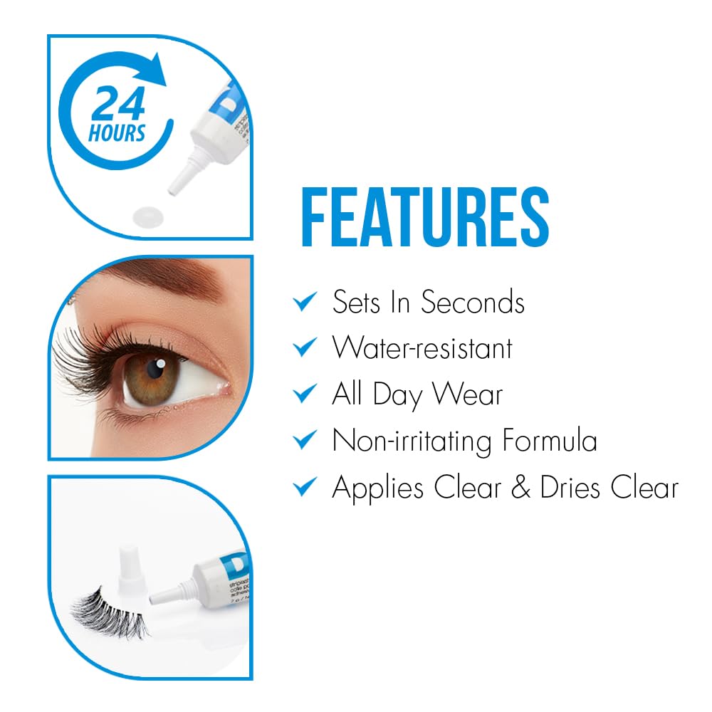Duo Lash Adhesive, Clear, 0.25 Ounce (Pack of 1) Beauty & Personal Care DUO