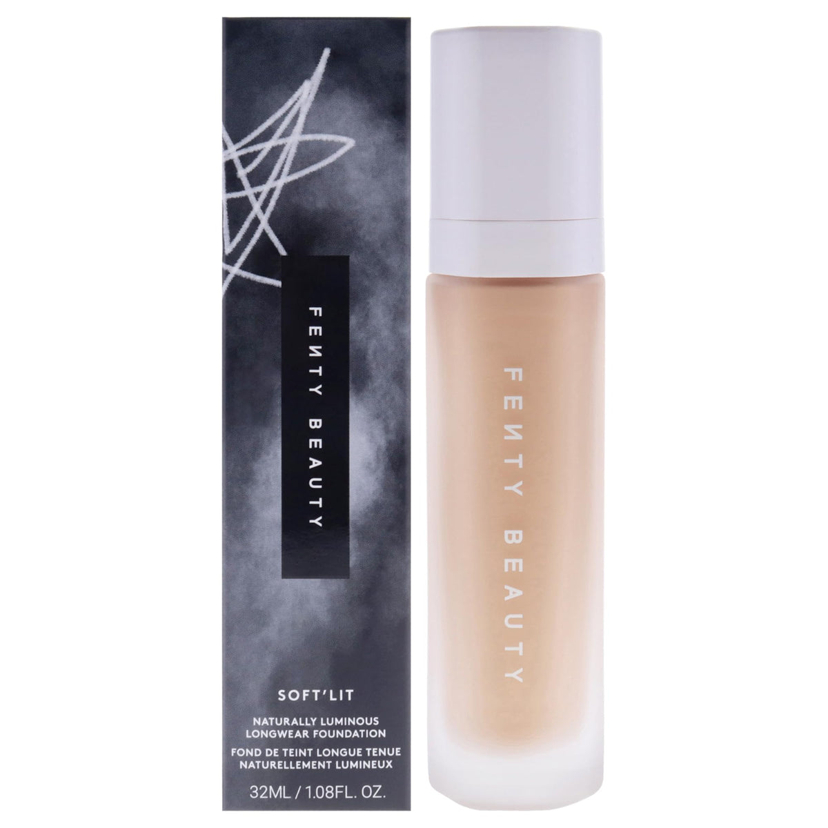 Soft Lit Naturally Luminous Longwear Foundation - 290 Medium Neutral by Fenty Beauty for Women - 1.08 oz Foundation