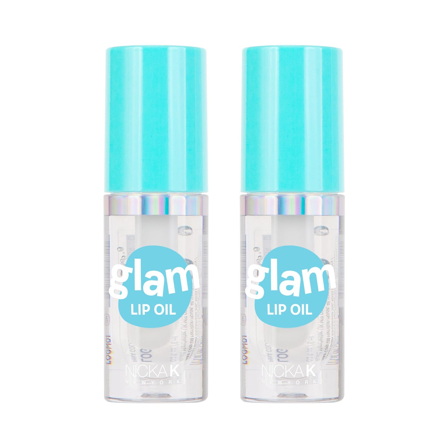 Nicka K New York Glam Lip Oil, Long Lasting, Tinted Lip Gloss, Nourihes, Hydrates (Pina Colada 2 Pack) Beauty & Personal Care NICKA K NEW YORK